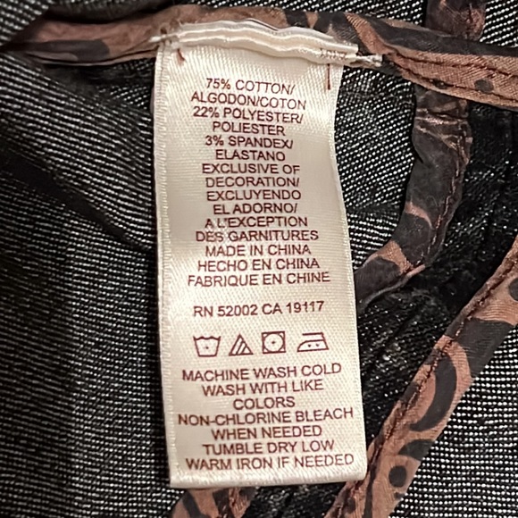 SIGRID OLSEN Collection Denim Jean Jacket - Picture 8 of 8